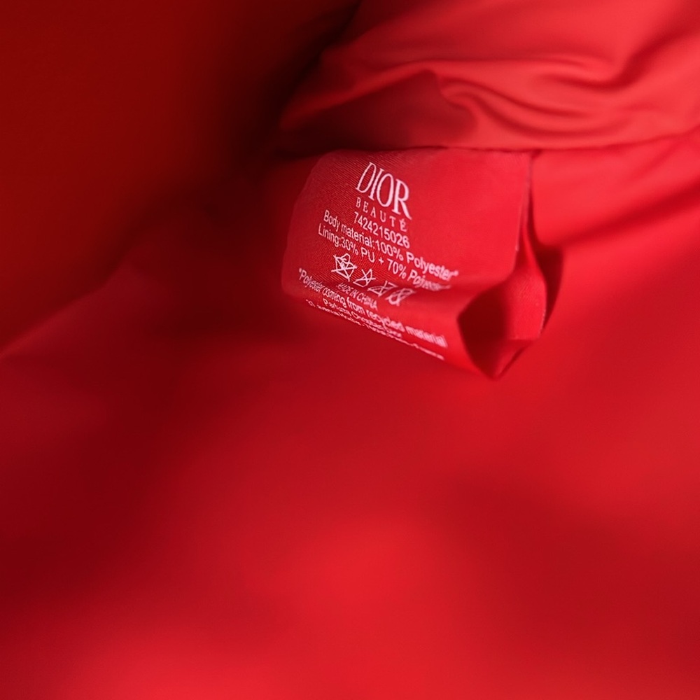 ❤️Dior Red Zip Pouch - Picture 5 of 5